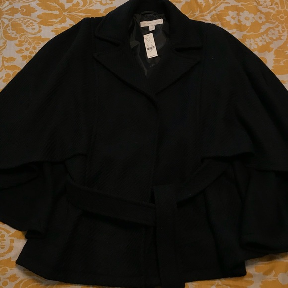🇺🇸MEMORIAL DAY SALE! NWT Cape Coat Black - Picture 6 of 7